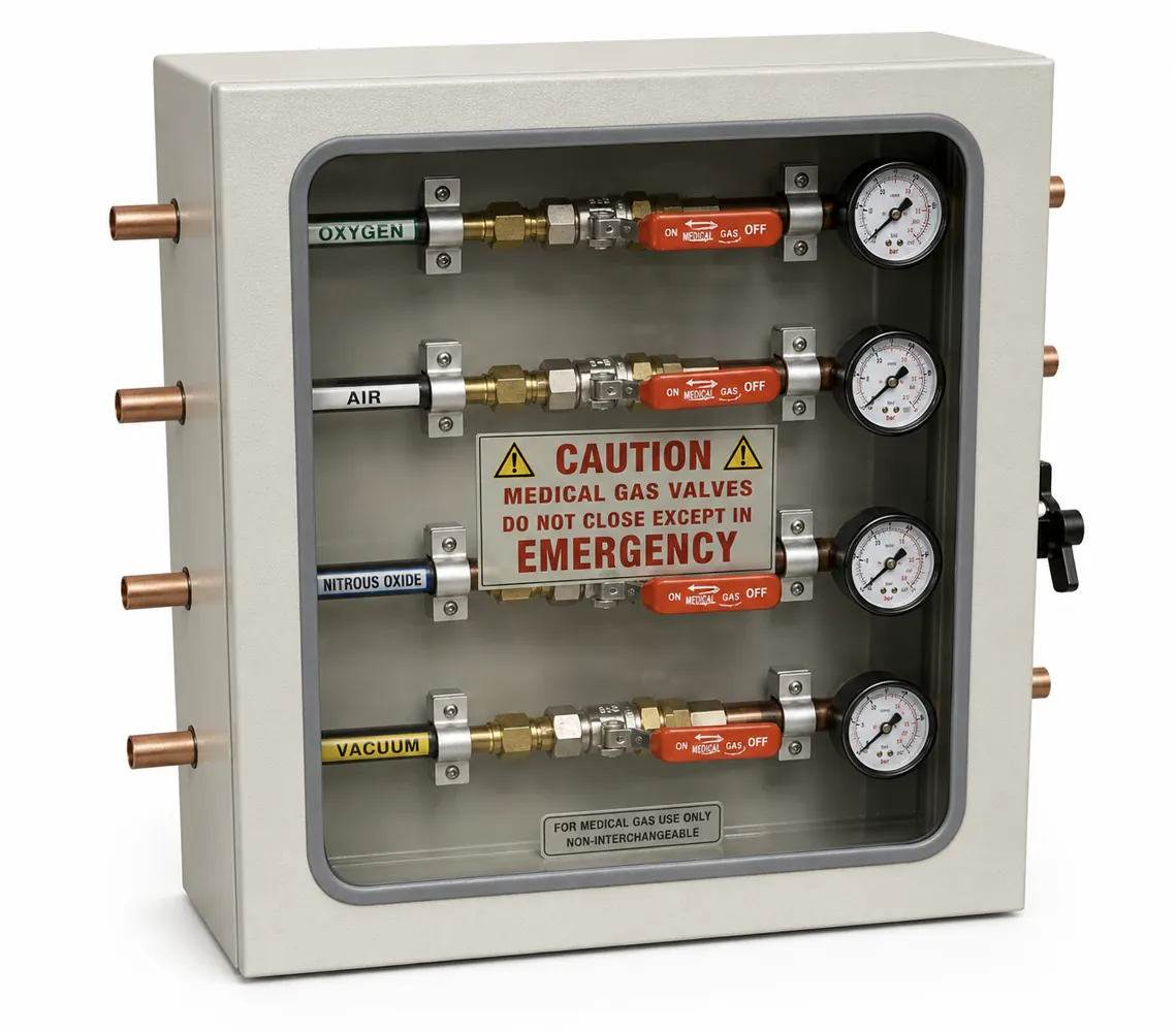 4 Gas Zonal Valve Box