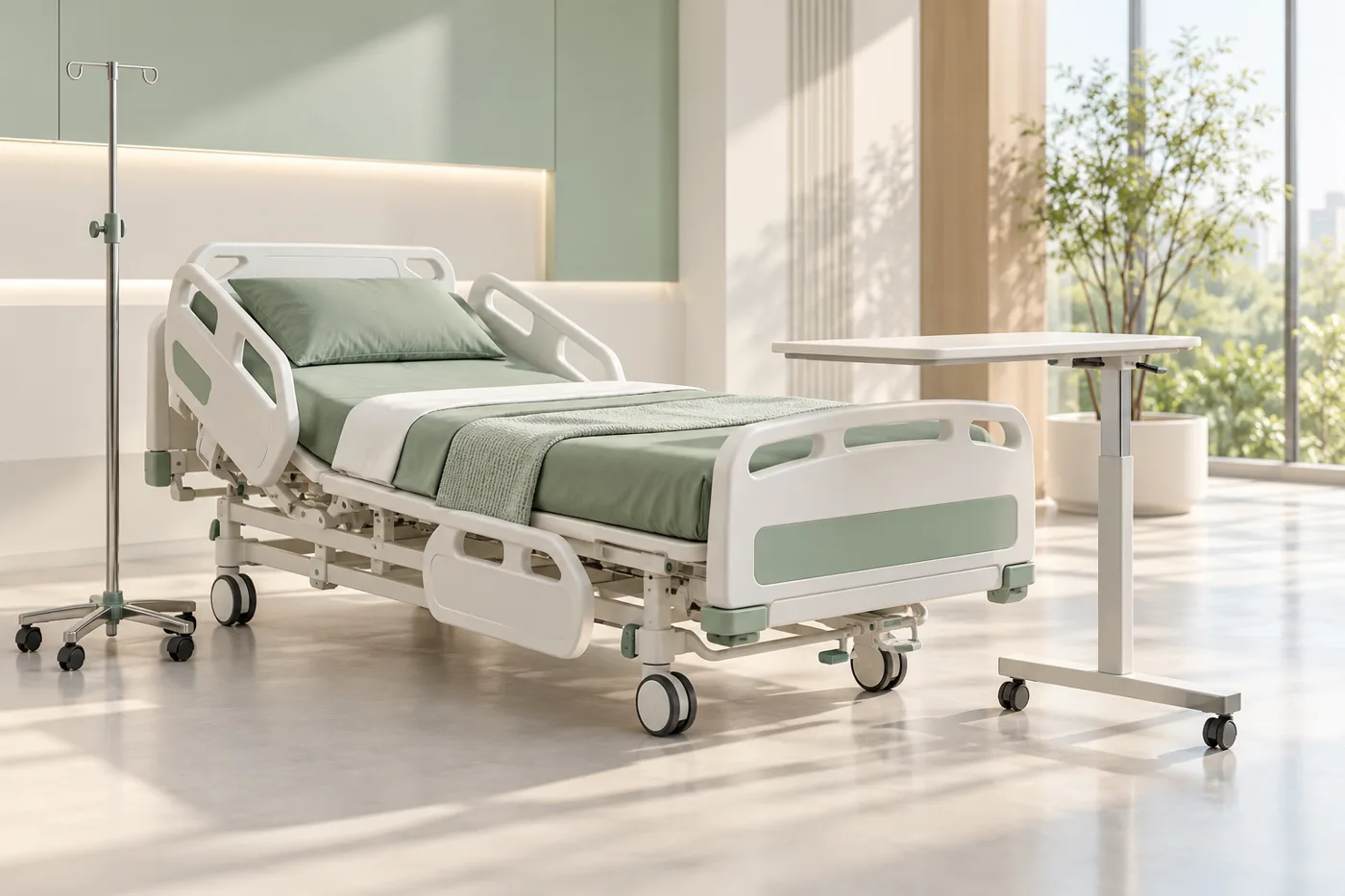 Hospital furniture supplier illustration