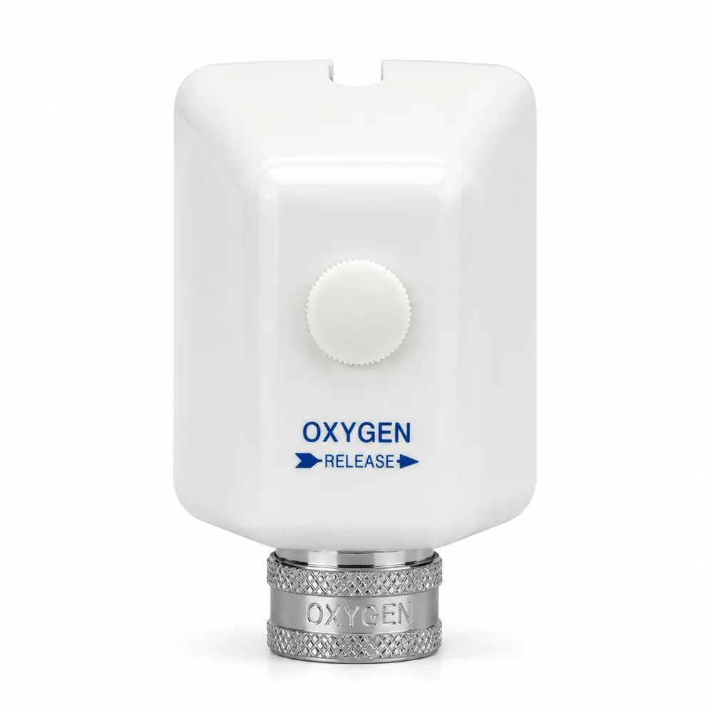 Self-Sealing Oxygen Outlet